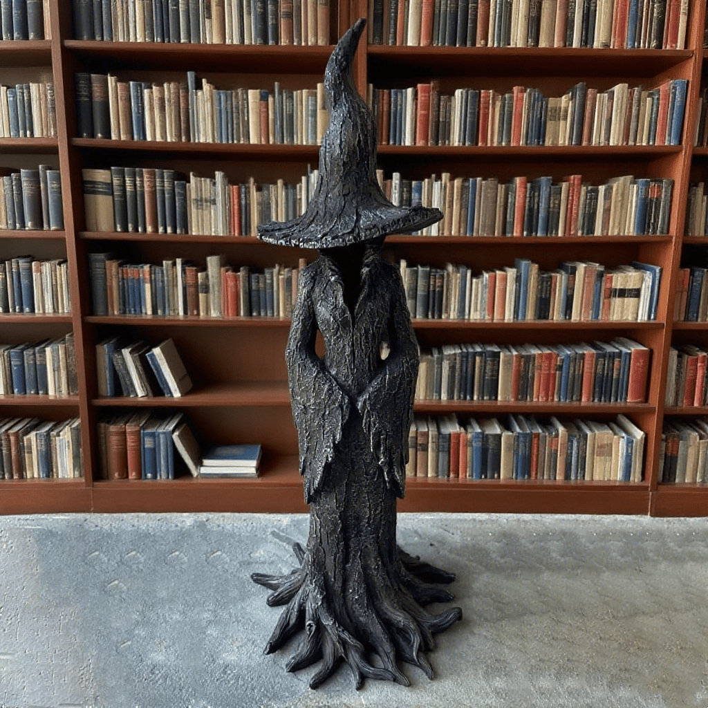 🔥LAST DAY 49% OFF - 🧙♀️💫Hand-Painted Enchanting Witch Statue: The Guardian of Your Home (✨Same as in the video)