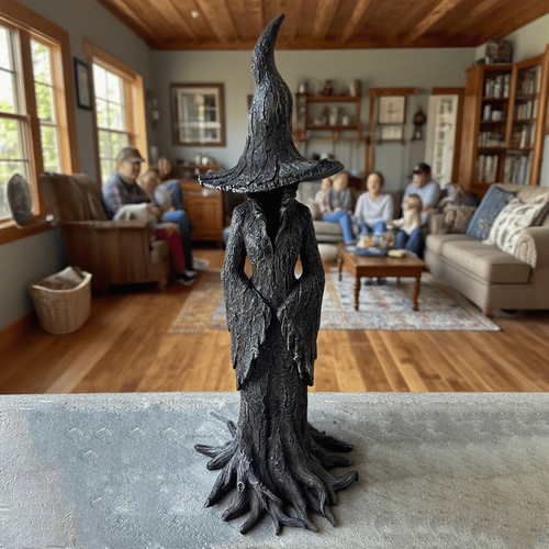 🔥LAST DAY 49% OFF - 🧙♀️💫Hand-Painted Enchanting Witch Statue: The Guardian of Your Home (✨Same as in the video)