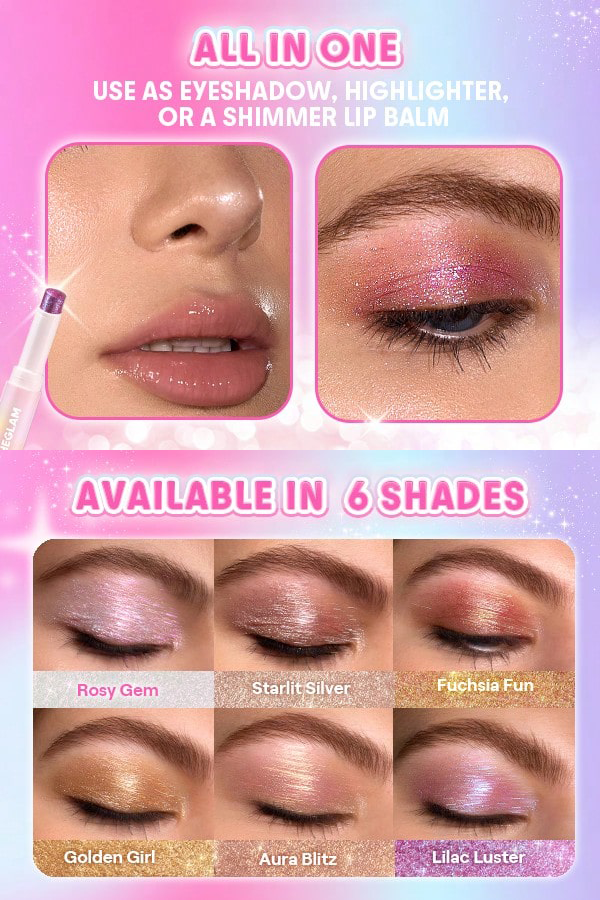 3-in-1 Jelly Glaze Stick – Iridescent Shine for All-Day Glow
