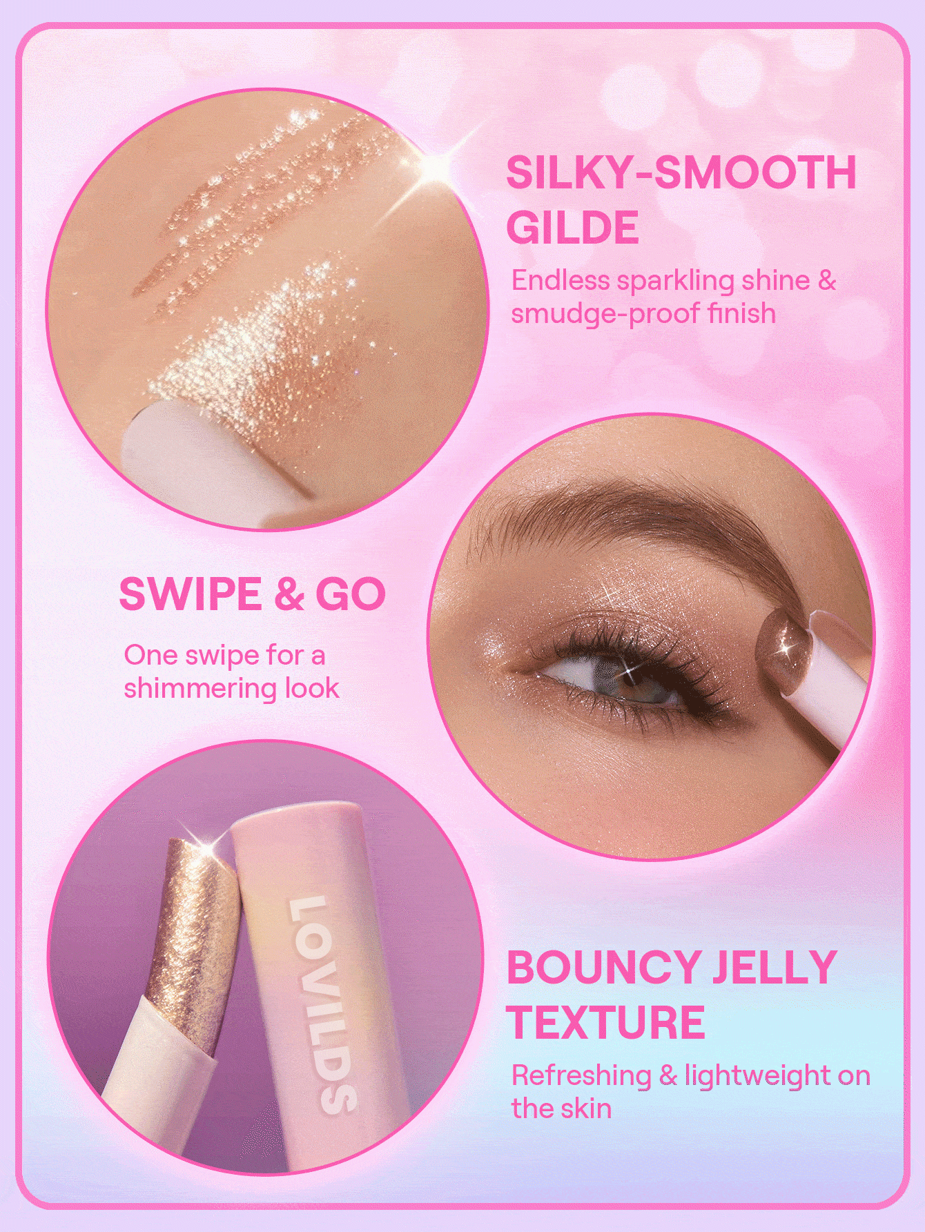 3-in-1 Jelly Glaze Stick – Iridescent Shine for All-Day Glow