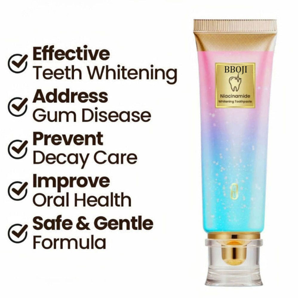 Last day buy one get one freeđڎăđĽTriple WhiteningăBBOJI⢠Nicotinamide Whitening Toothpaste