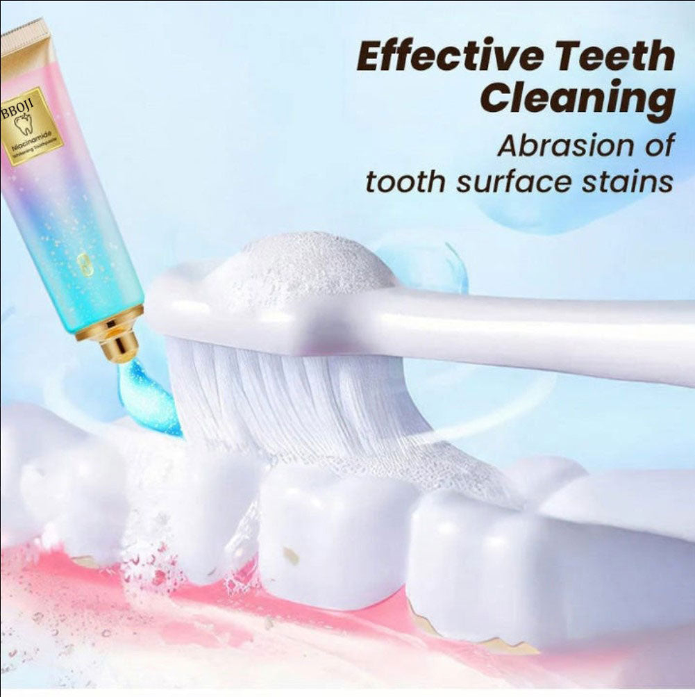 Last day buy one get one freeđڎăđĽTriple WhiteningăBBOJI⢠Nicotinamide Whitening Toothpaste
