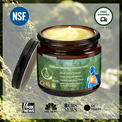 LOVILDS™ Cow’s Lungwort Clear Lung Repair Cream💥💥- Endorsed by the American Thoracic Society to support lung health👑👑.