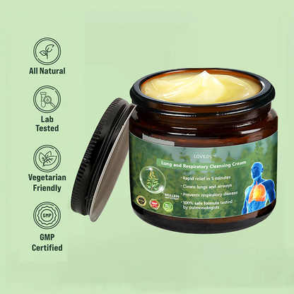 LOVILDS™ Cow’s Lungwort Clear Lung Repair Cream💥💥- Endorsed by the American Thoracic Society to support lung health👑👑.