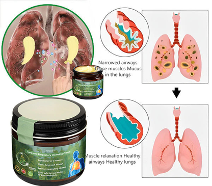 LOVILDS™ Cow’s Lungwort Clear Lung Repair Cream💥💥- Endorsed by the American Thoracic Society to support lung health👑👑.