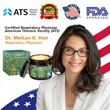 LOVILDS™ Cow’s Lungwort Clear Lung Repair Cream💥💥- Endorsed by the American Thoracic Society to support lung health👑👑.