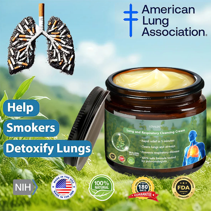 LOVILDS™ Cow’s Lungwort Clear Lung Repair Cream💥💥- Endorsed by the American Thoracic Society to support lung health👑👑.