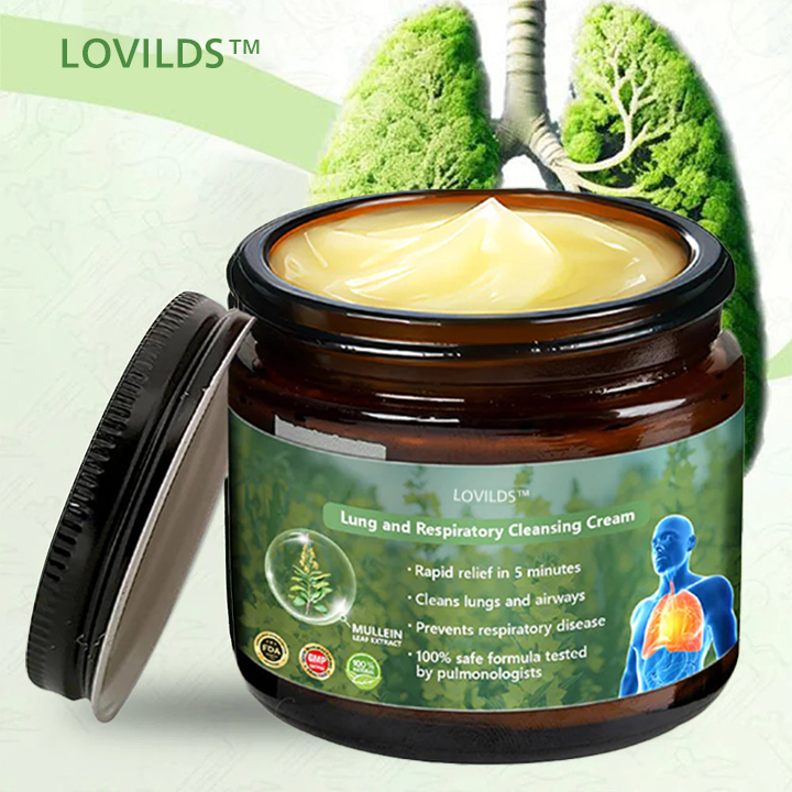 LOVILDS™ Cow’s Lungwort Clear Lung Repair Cream💥💥- Endorsed by the American Thoracic Society to support lung health👑👑.