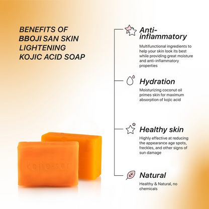 🔥【Last 3 Hours】BBOJI Whitening Soap ⏳ | Curcumin + Vitamin C for Brightening