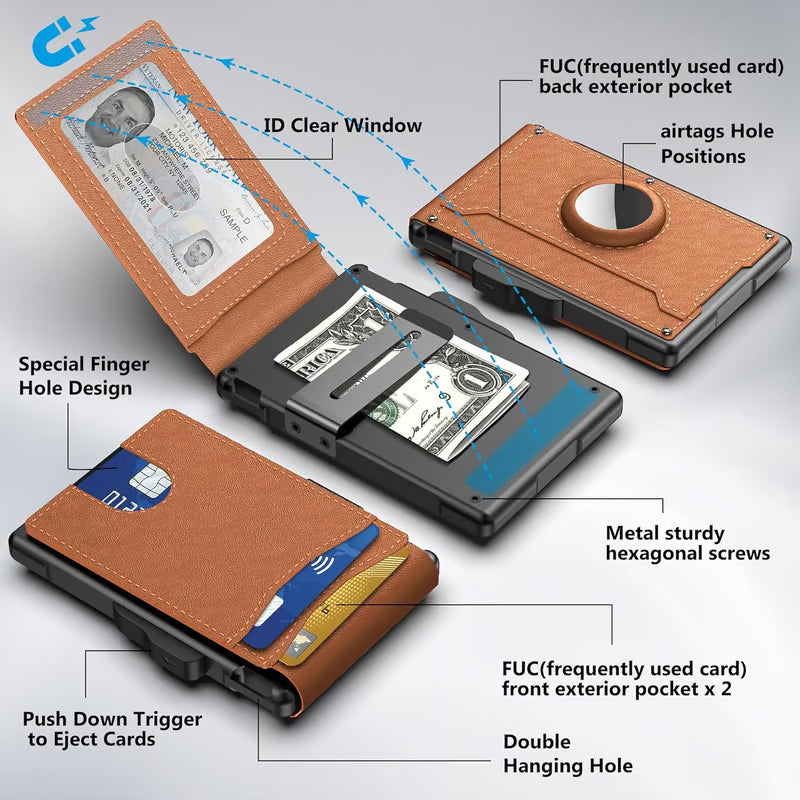 AirTag Wallet for Men – Never Lose Your Wallet Again