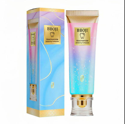 Last day buy one get one free🦷【🔥Triple Whitening】BBOJI™ Nicotinamide Whitening Toothpaste